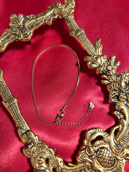 Gilty Daily Drape Anklet | 18K Gold Plated